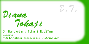 diana tokaji business card